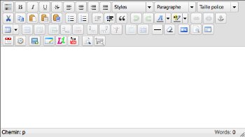 Editeur wysiwyg tinyMCE 3.4.3