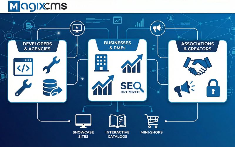 À qui s'adresse Magix CMS