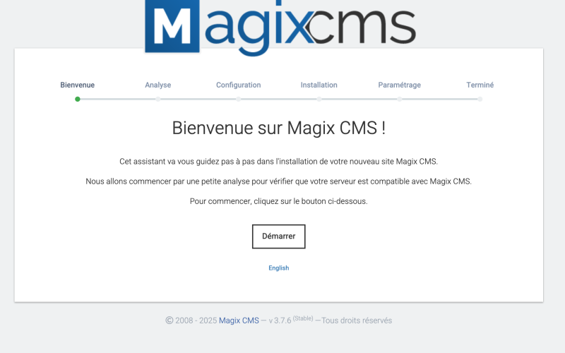 Assistant d'installation